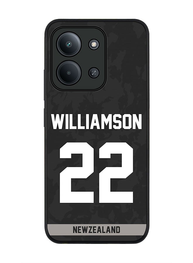For Xiaomi Poco C85 4G Case,Slim fit Camera Protection, Shockproof Thin Phone cover  - New Zealand Kane Williamson, Jersey No 22
